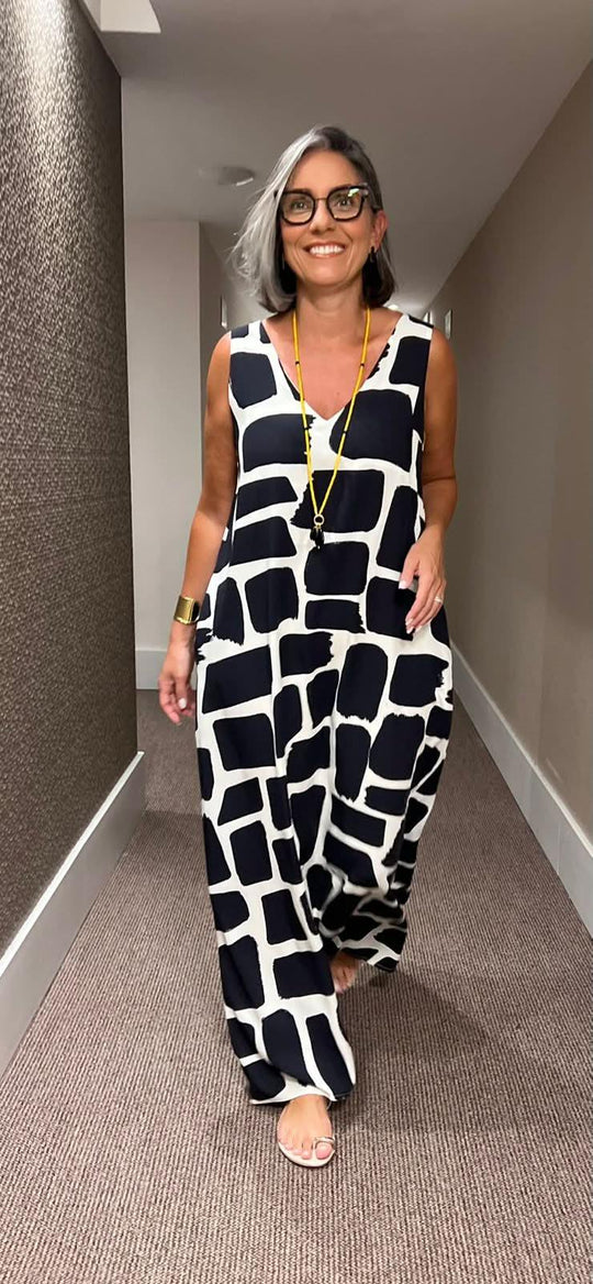 Vestido Stones Black Ezildinha