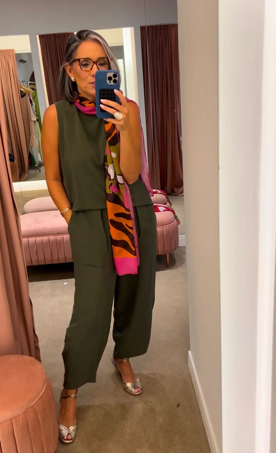 Conjunto Laguna em Seda Pura EZILDINHA