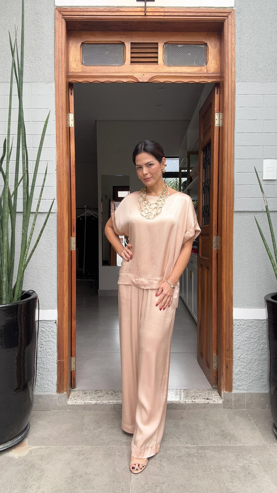 Conjunto Viscose Acetinado EZILDINHA