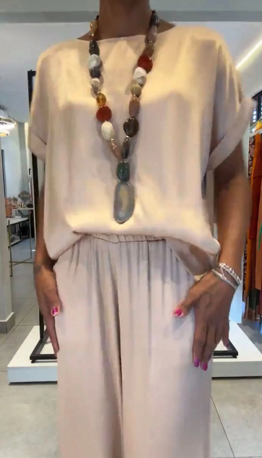 Conjunto Viscose Acetinado EZILDINHA