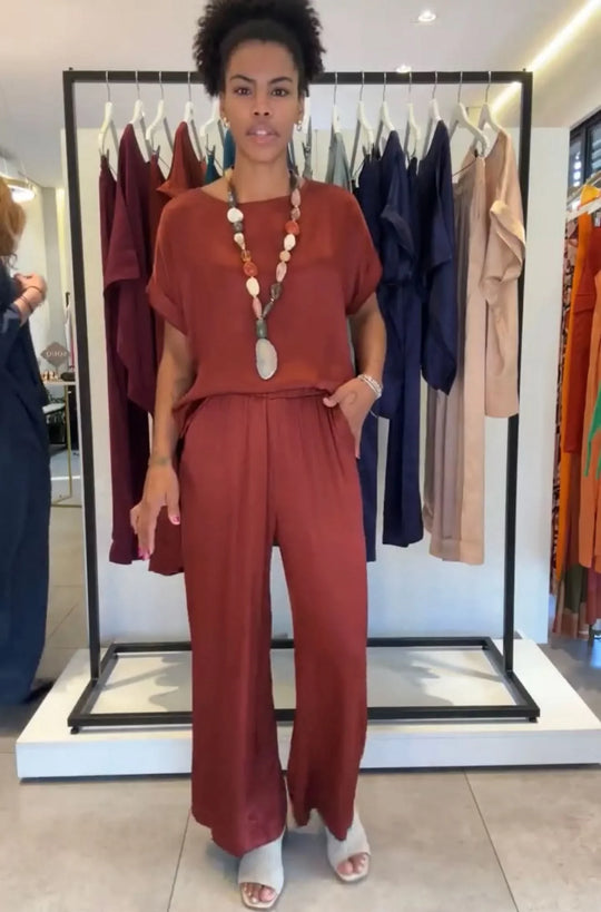 Conjunto Viscose Acetinado EZILDINHA