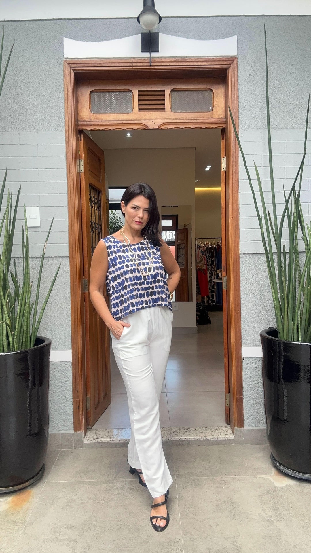 Calça Vivian Off White