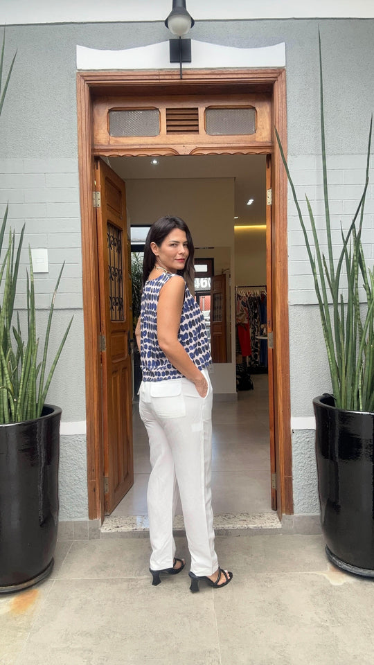 Calça Vivian Off White