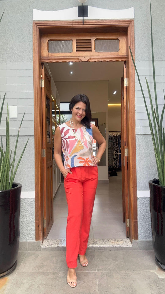 Calça Vivian Tomate