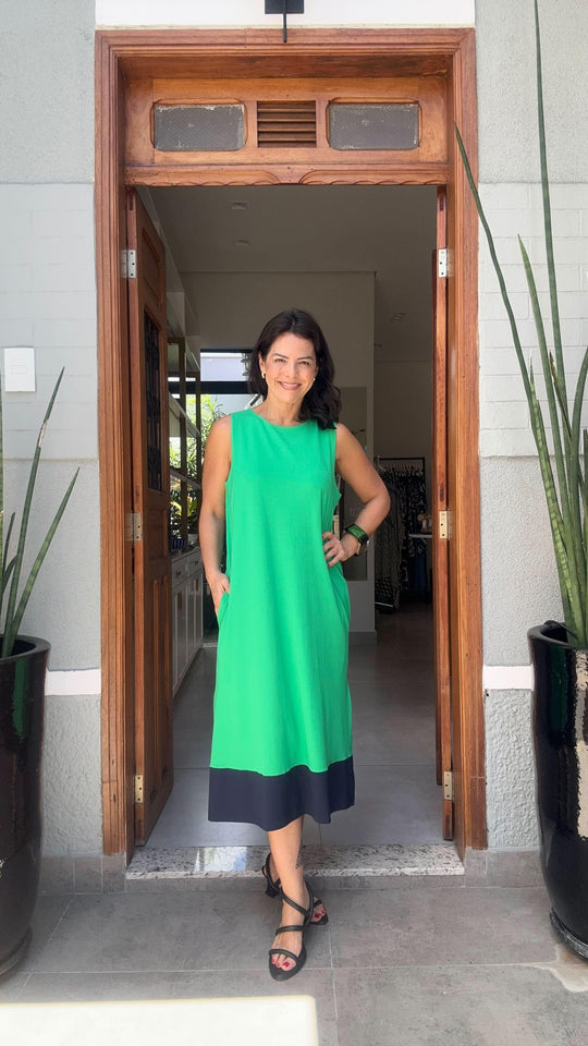 Vestido Laura Verde