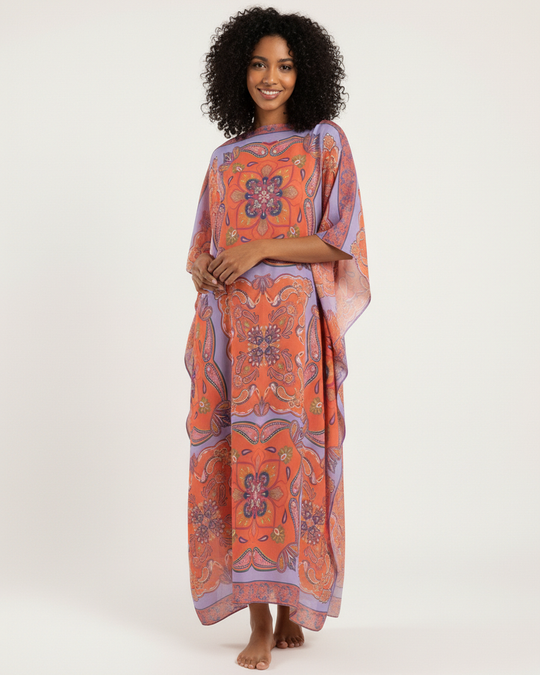 Vestido Kaftan Jaipur EZILDINHA