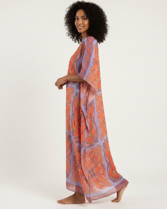 Vestido Kaftan Jaipur EZILDINHA