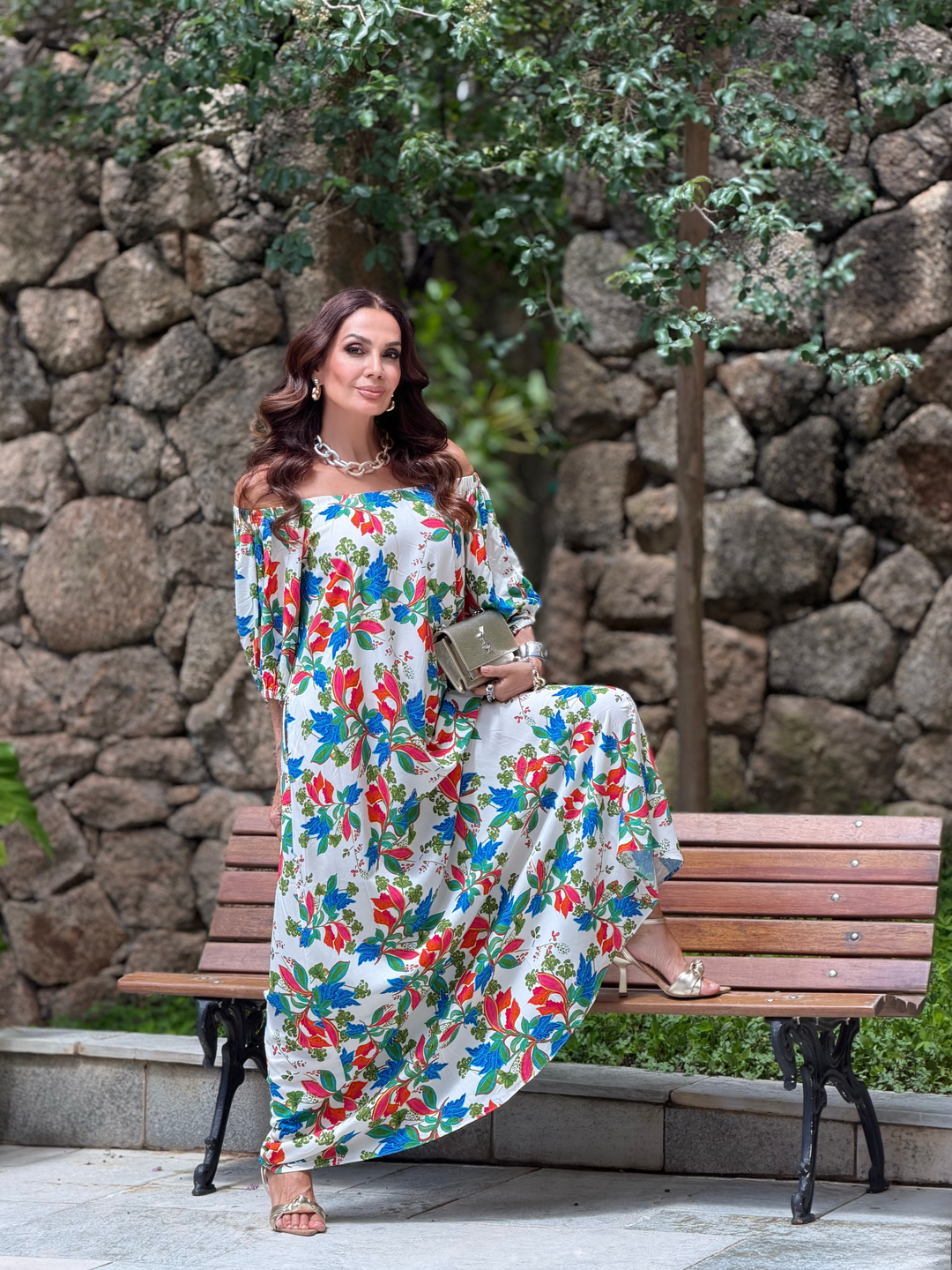 Vestido Ciganinha Garden EZILDINHA