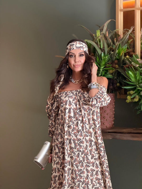 Vestido Ciganinha Kashmir EZILDINHA