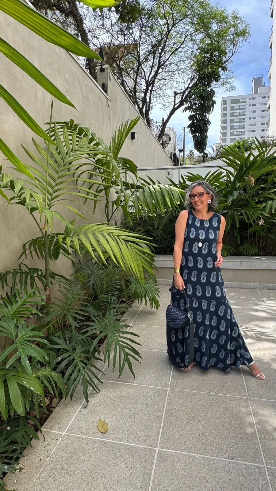 Vestido Hamptons em Viscose EZILDINHA