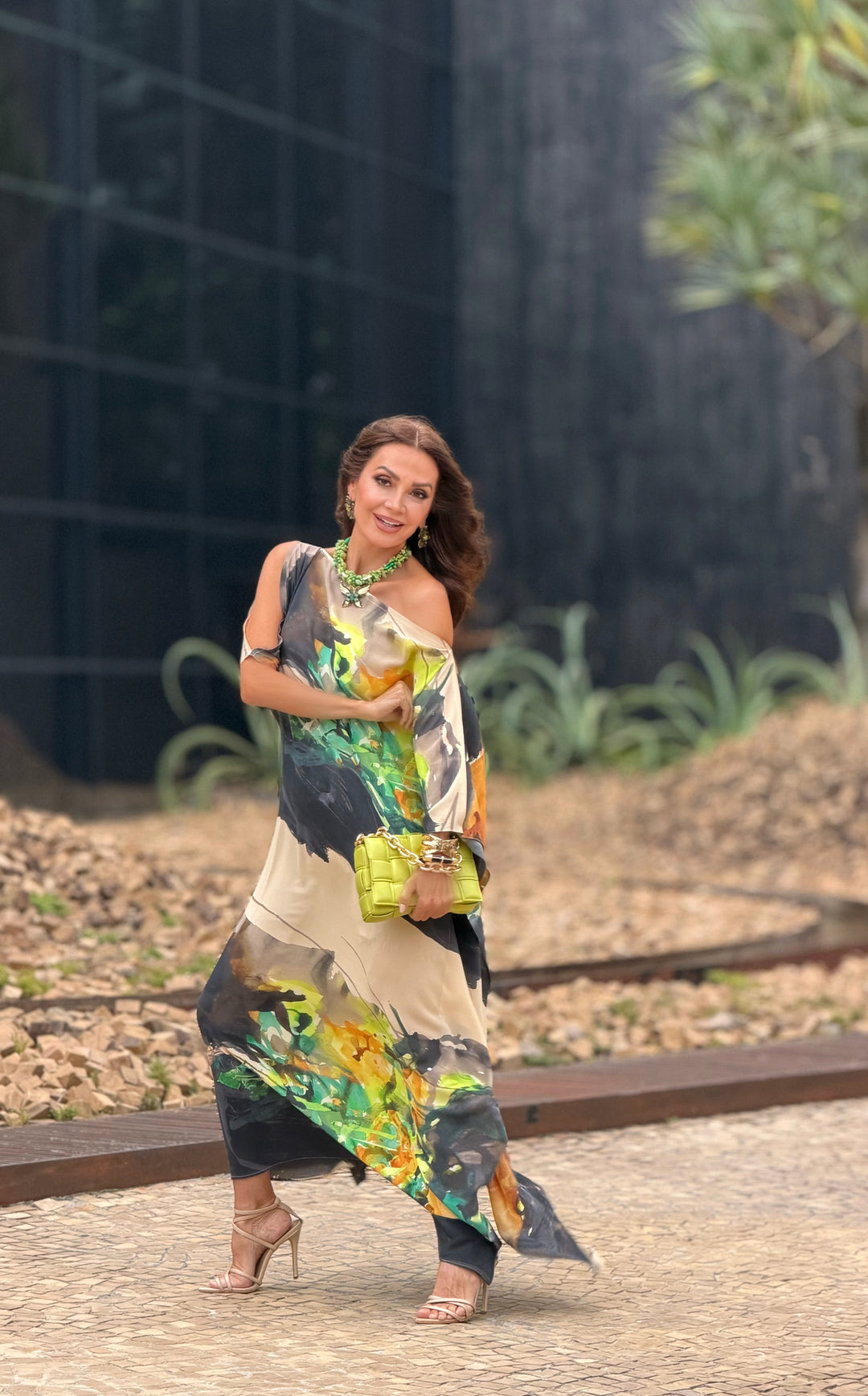 Vestido Kaftan Feminino Tamanho Único Veste Até 48 Viscose Premium EZILDINHA
