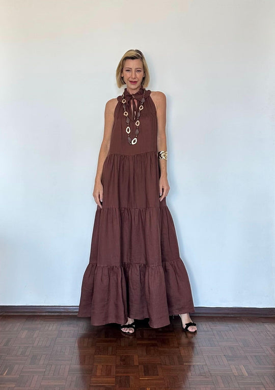 Vestido Santa Fé em Linho EZILDINHA