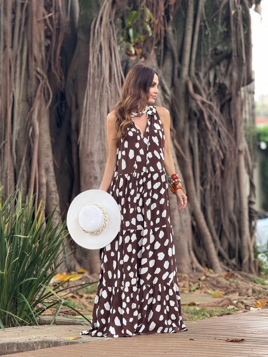 Vestido Tucson Chocolate EZILDINHA