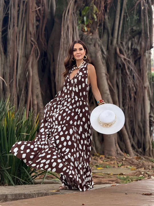 Vestido Tucson Chocolate EZILDINHA