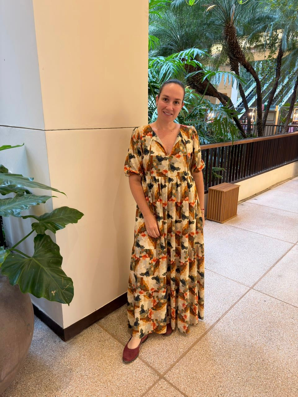 Vestido Camila Estampa Carmel EZILDINHA