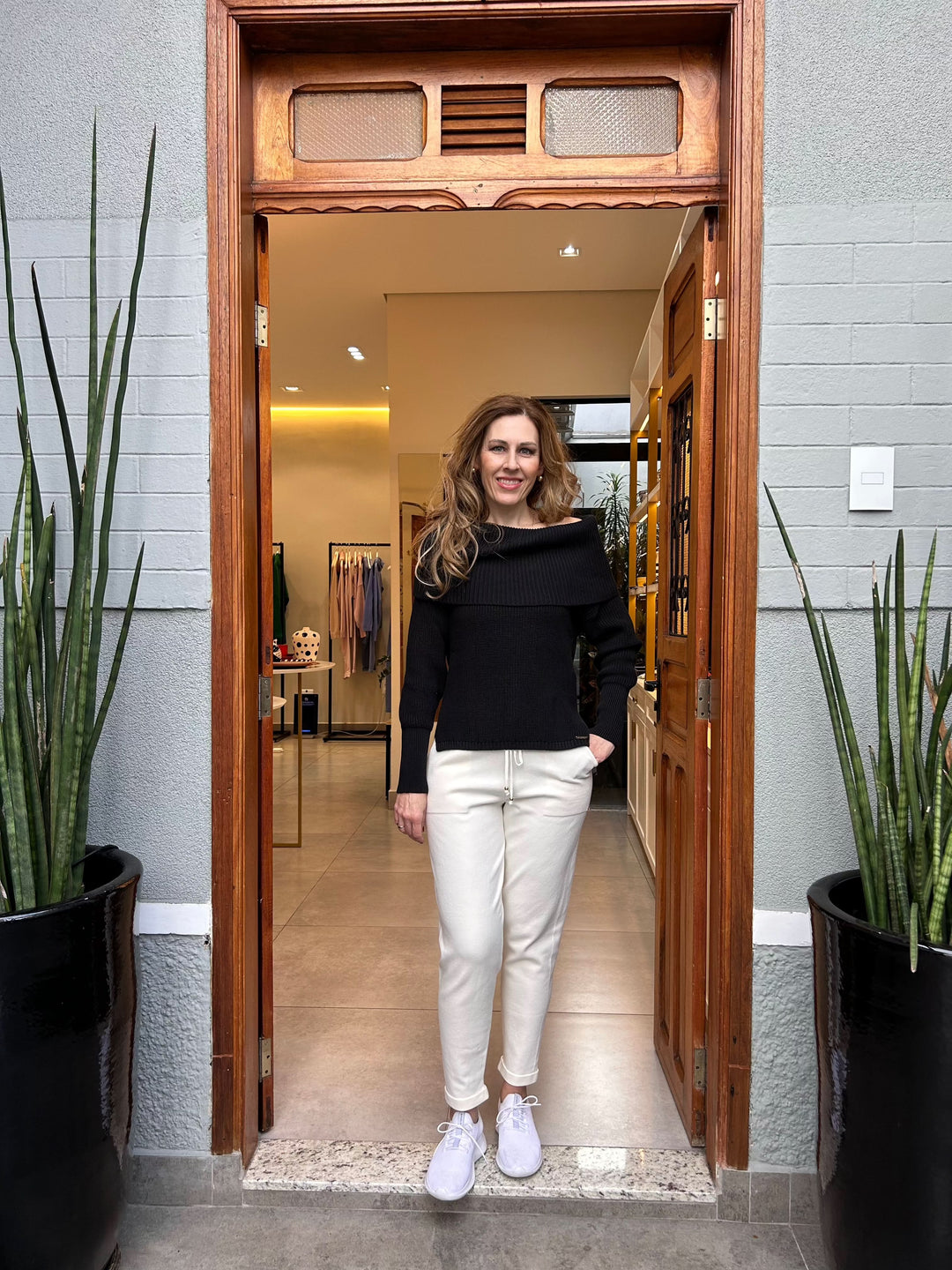 Blusa Dinamarca Preta Anselmi - The Boutique Ambicione by ALSELMI