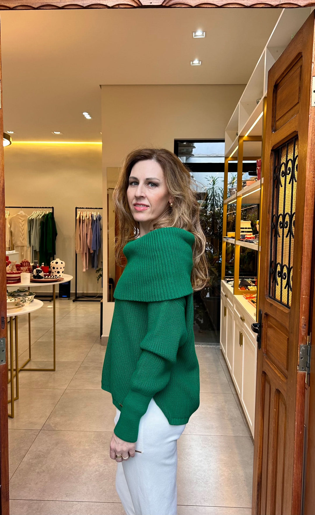 Blusa Dinamarca Verde Floresta Anselmi - The Boutique Ambicione by ALSELMI