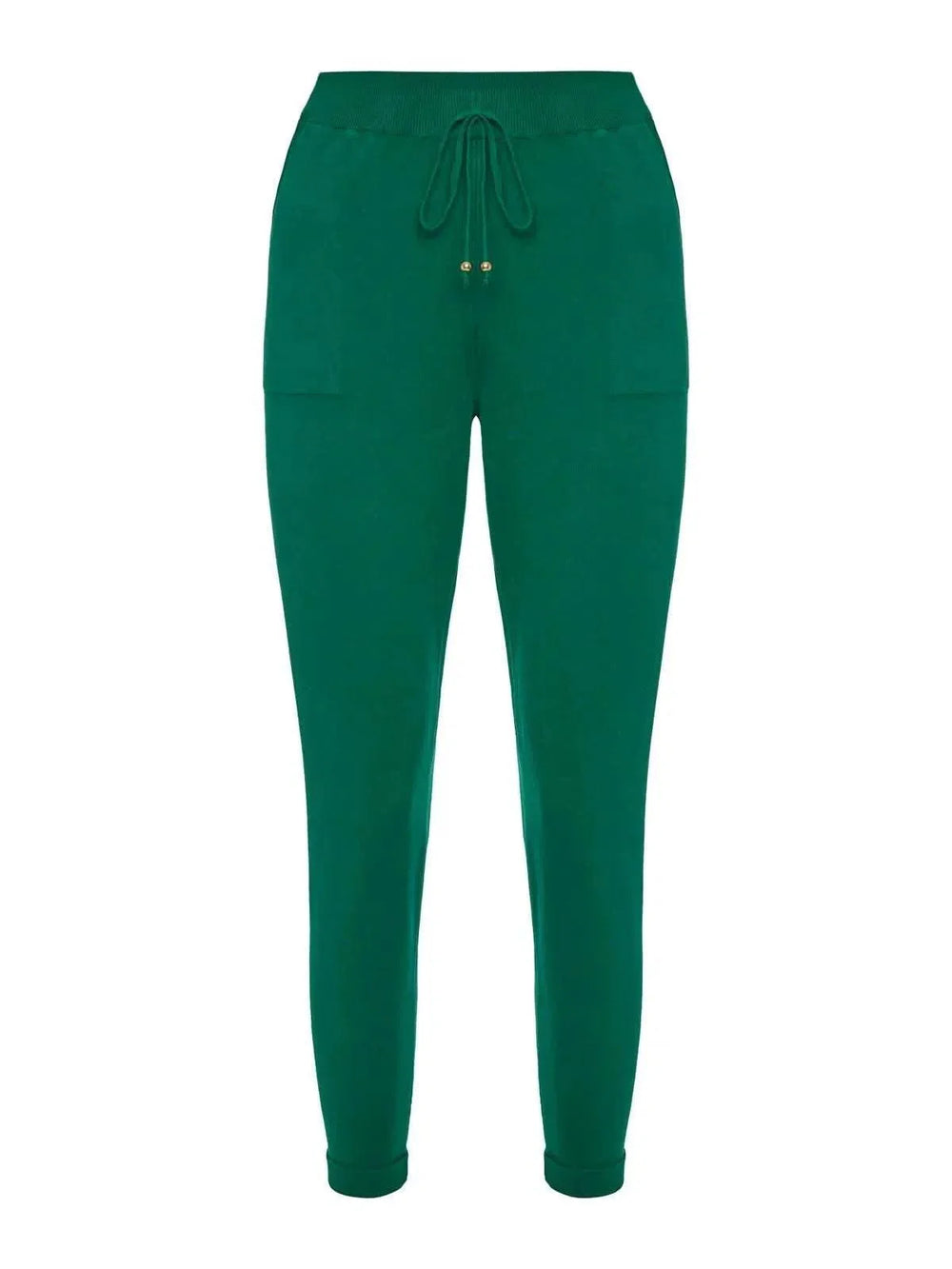 Calça Tricô com Barra Italiana Verde PinheiroAmbicione by ALSELMIThe Boutique