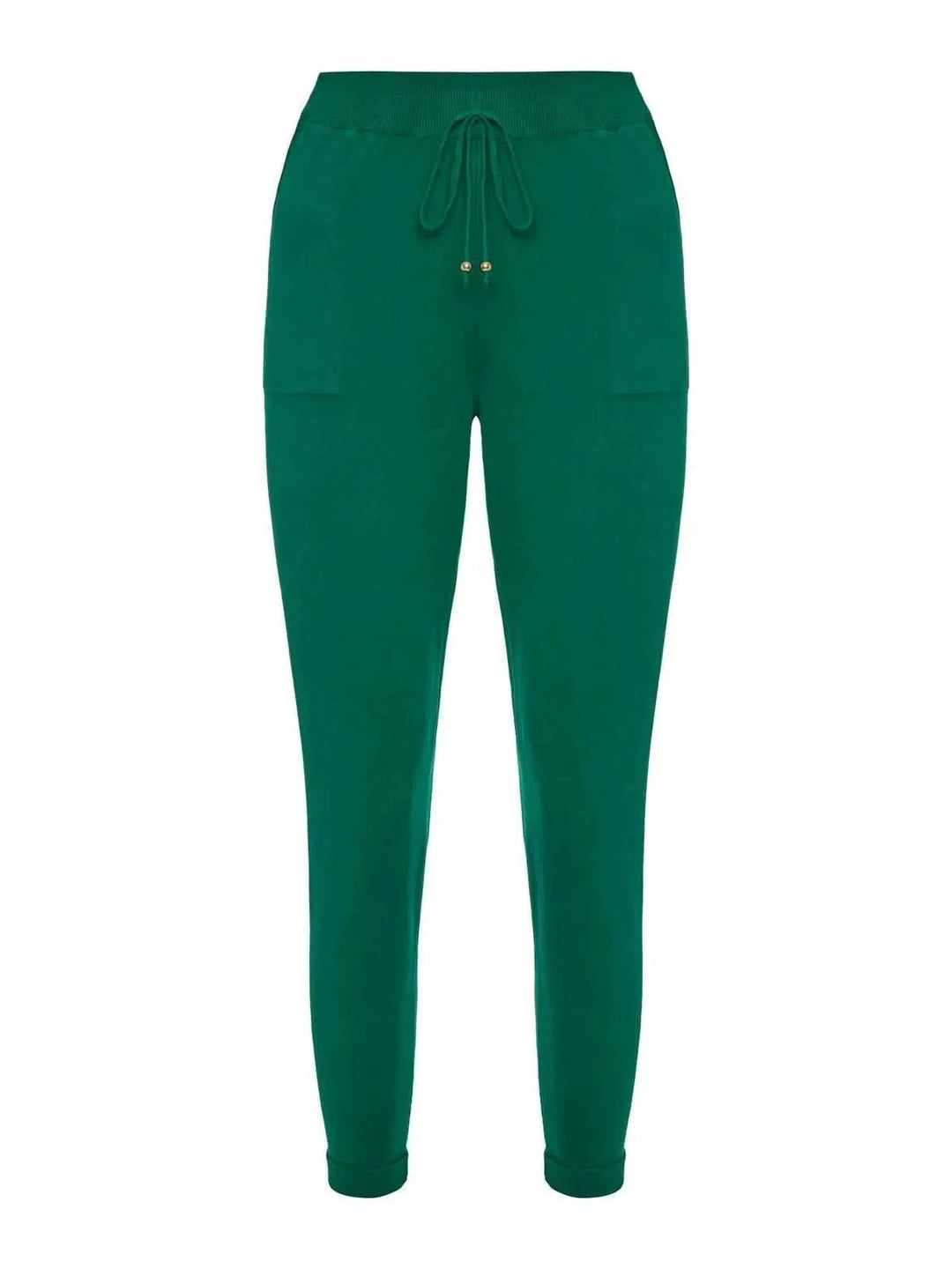 Calça Tricô com Barra Italiana Verde PinheiroAmbicione by ALSELMIThe Boutique
