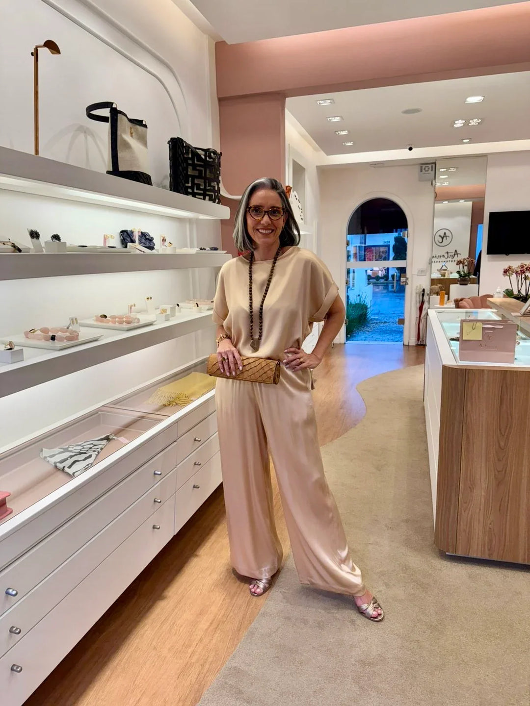 Conjunto Viscose Acetinado EZILDINHA