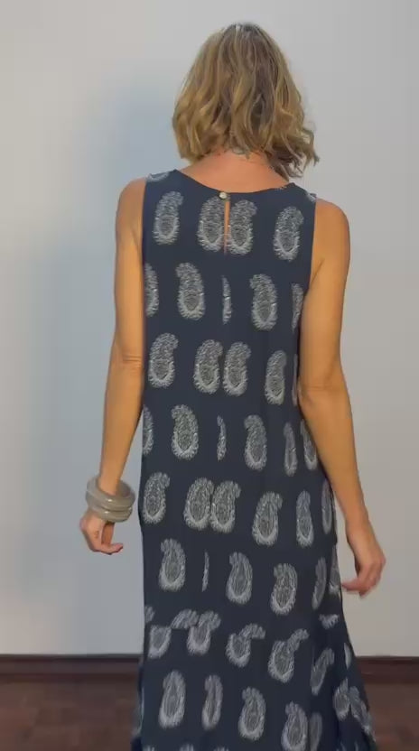 Vestido Hamptons em Viscose EZILDINHA