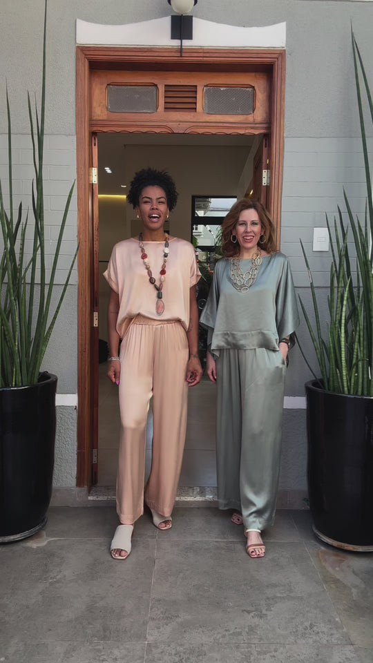 Conjunto Viscose Acetinado EZILDINHA