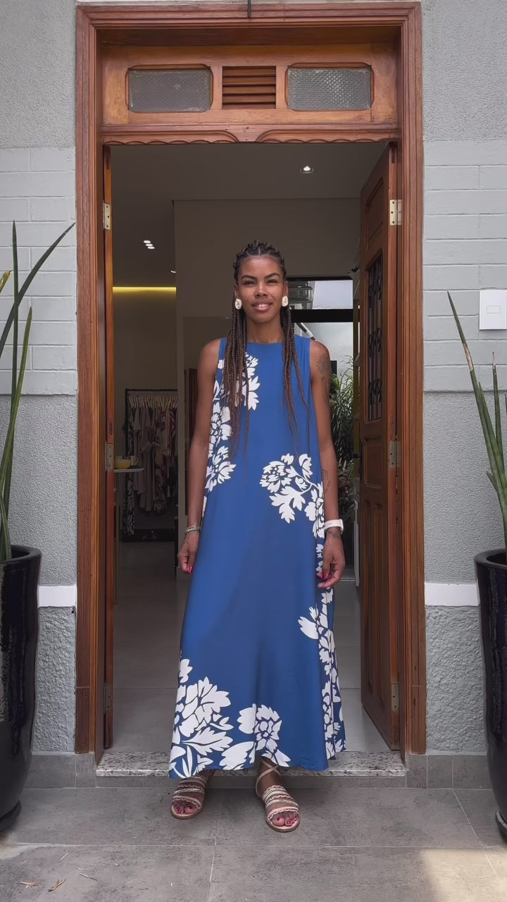 Vestido Regata Flowers EZILDINHA