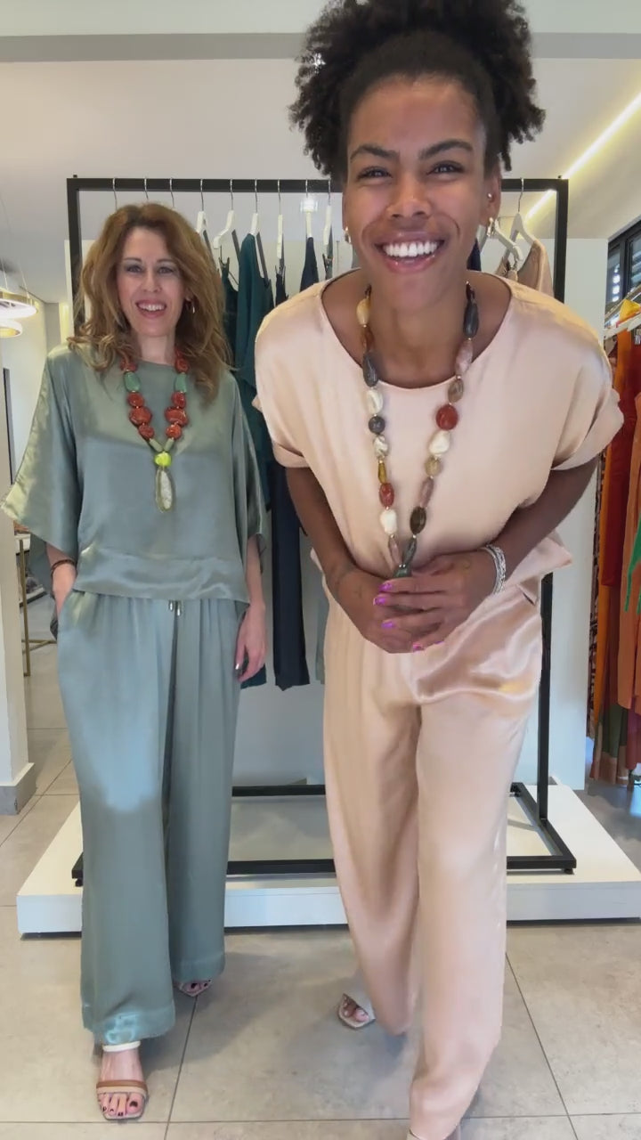 Conjunto Viscose Acetinado EZILDINHA