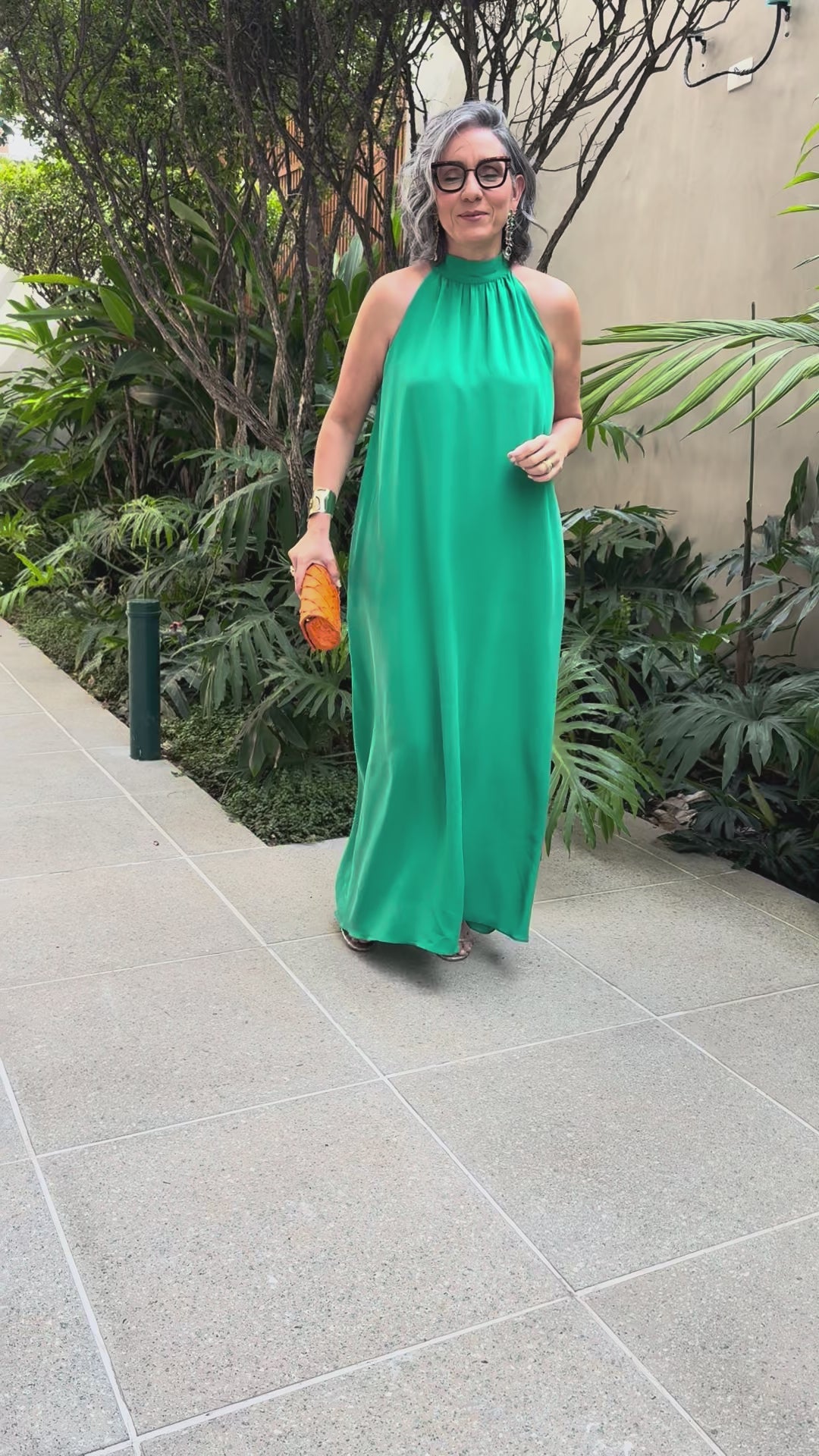 Vestido Laço em Seda Pura EZILDINHA