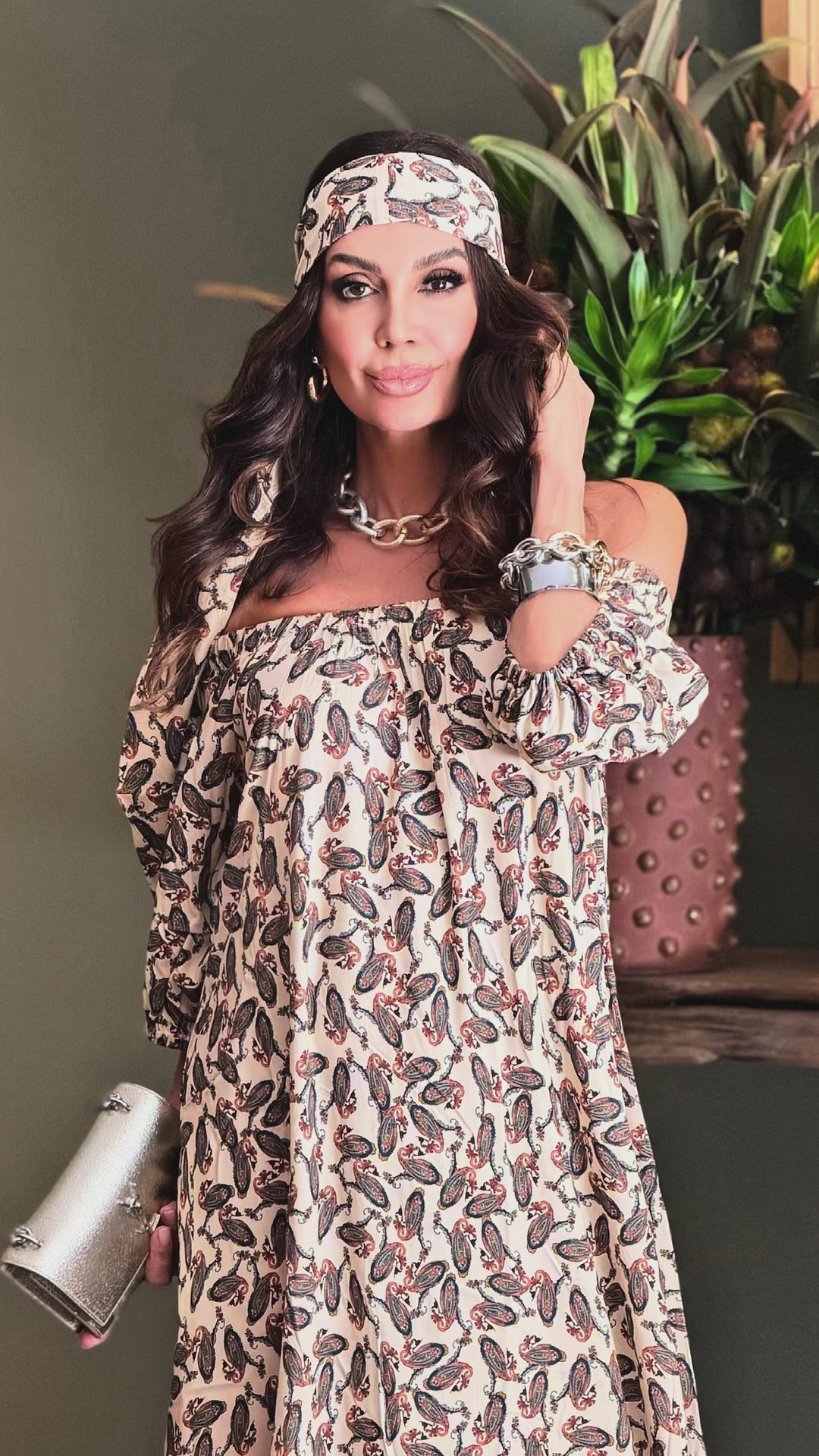 Vestido Ciganinha Kashmir EZILDINHA