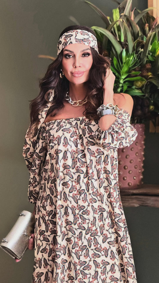 Vestido Ciganinha Kashmir EZILDINHA