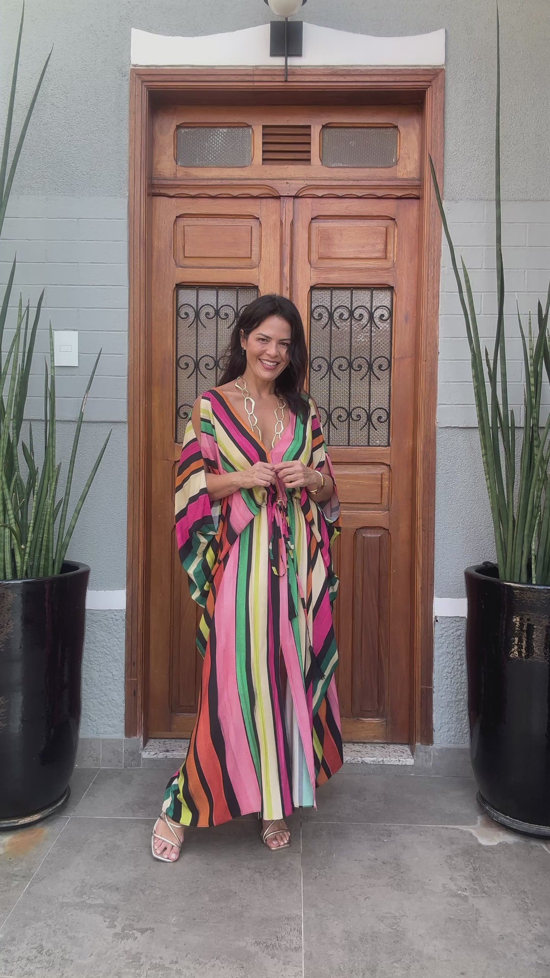 Kaftan Color Stripes Ezildinha