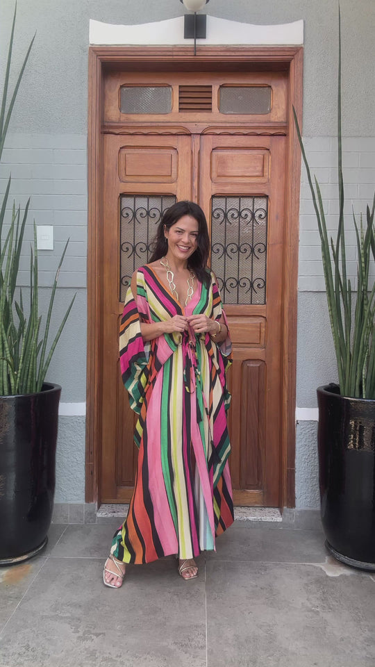 Kaftan Color Stripes Ezildinha