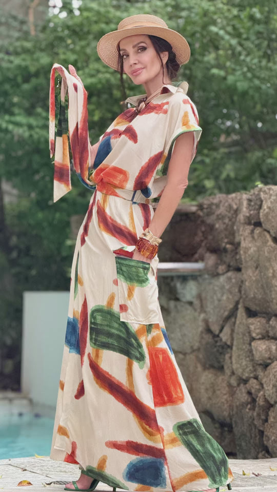 Conjunto de Saia Miró EZILDINHA