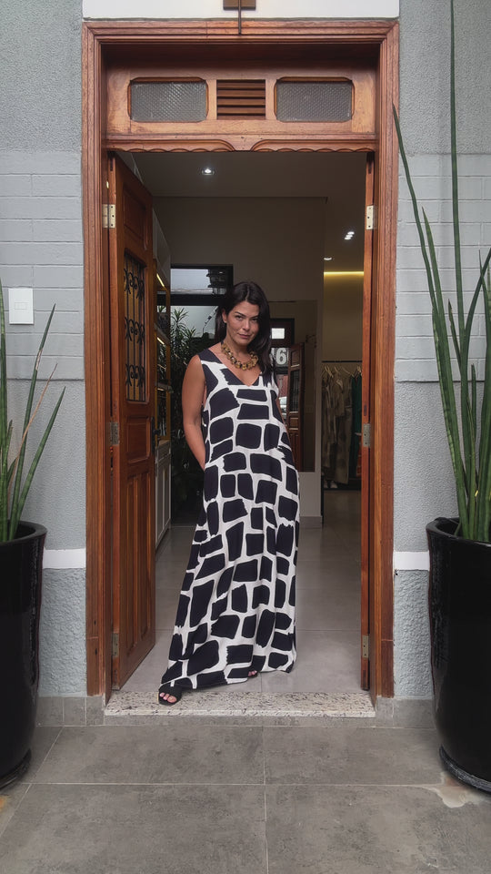 Vestido Stones Black Ezildinha