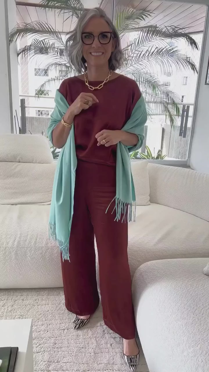 Conjunto Viscose Acetinado EZILDINHA