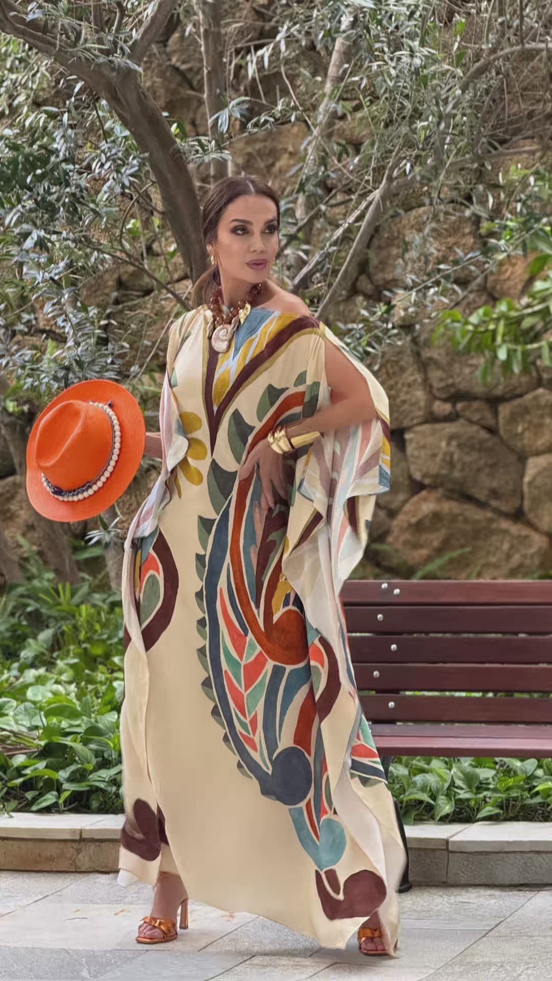 Vestido Kaftan Savannah EZILDINHA