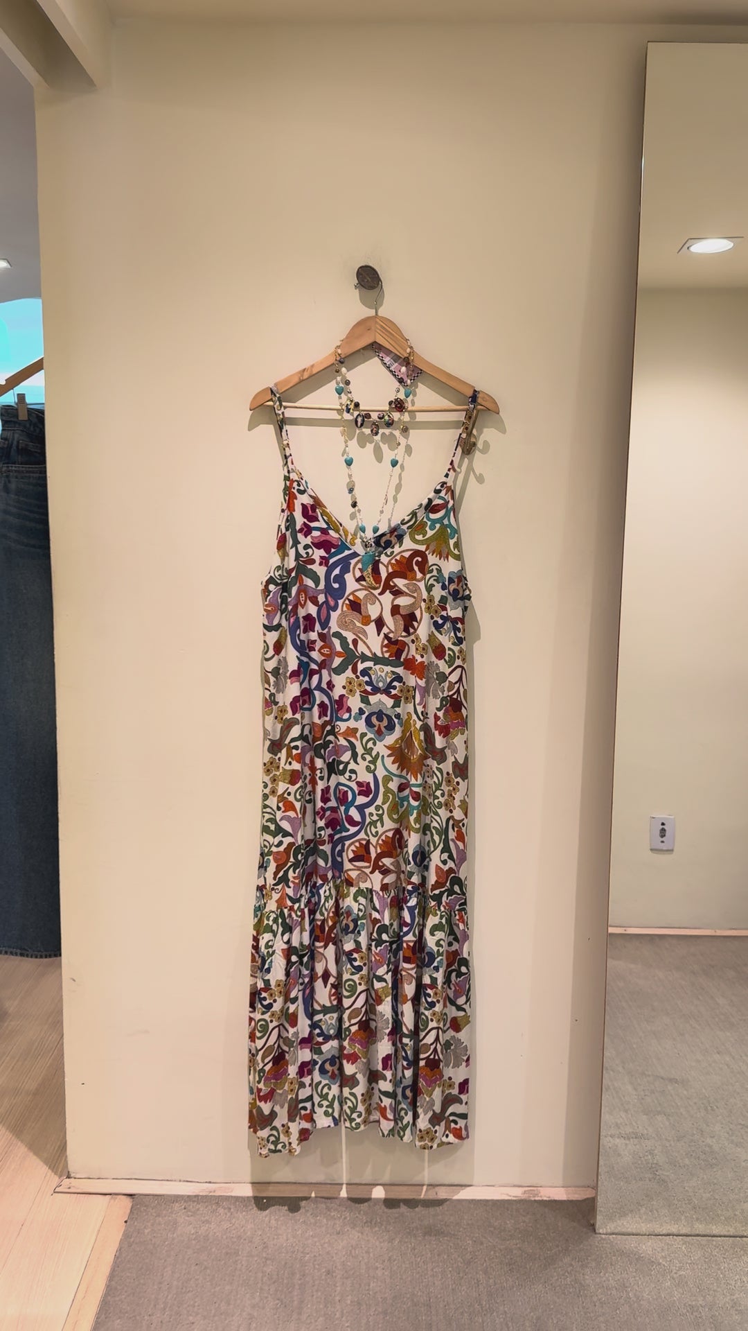 Vestido Alça Tapeçaria EZILDINHA