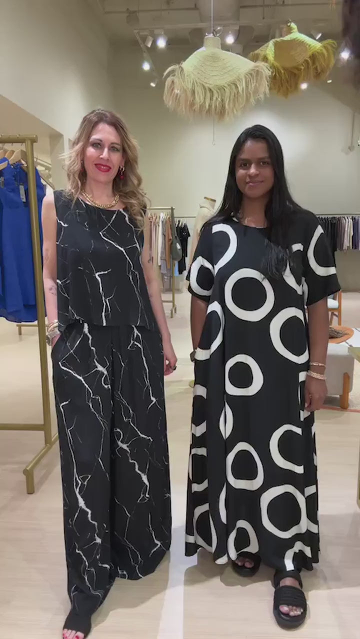 Vestido Maxi Poa Ezildinha (PRÉ-VENDA)