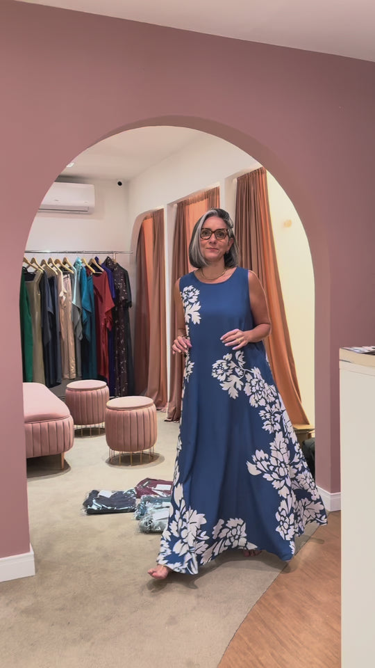 Vestido Regata Flowers EZILDINHA