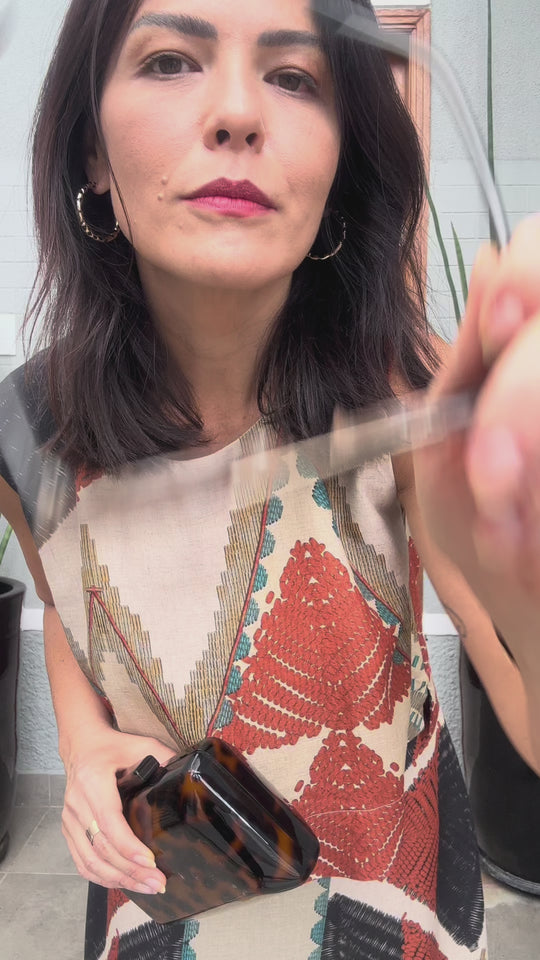 Conjunto de Saia Viscose com Seda EZILDINHA (PRÉ-VENDA)