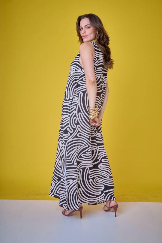 Vestido Linhas P&B EzildinhaEzildinhaThe Boutique