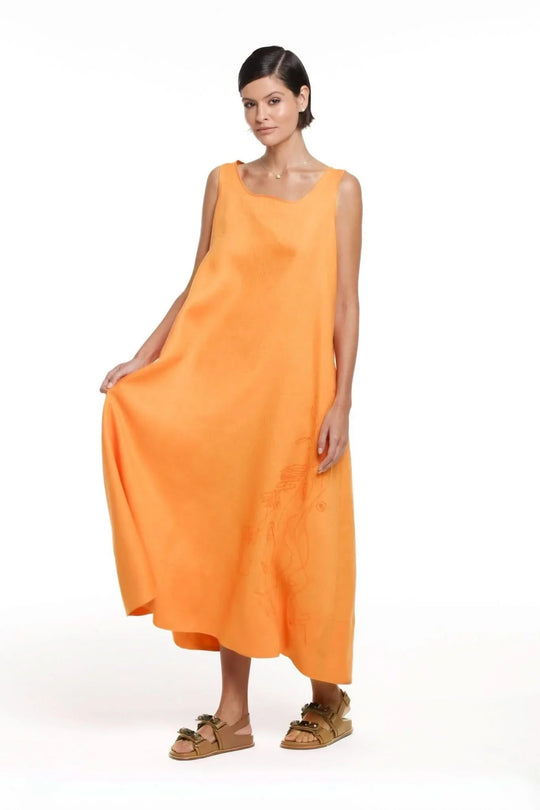 Vestido Marion Laranja Número DezN.DEZThe Boutique