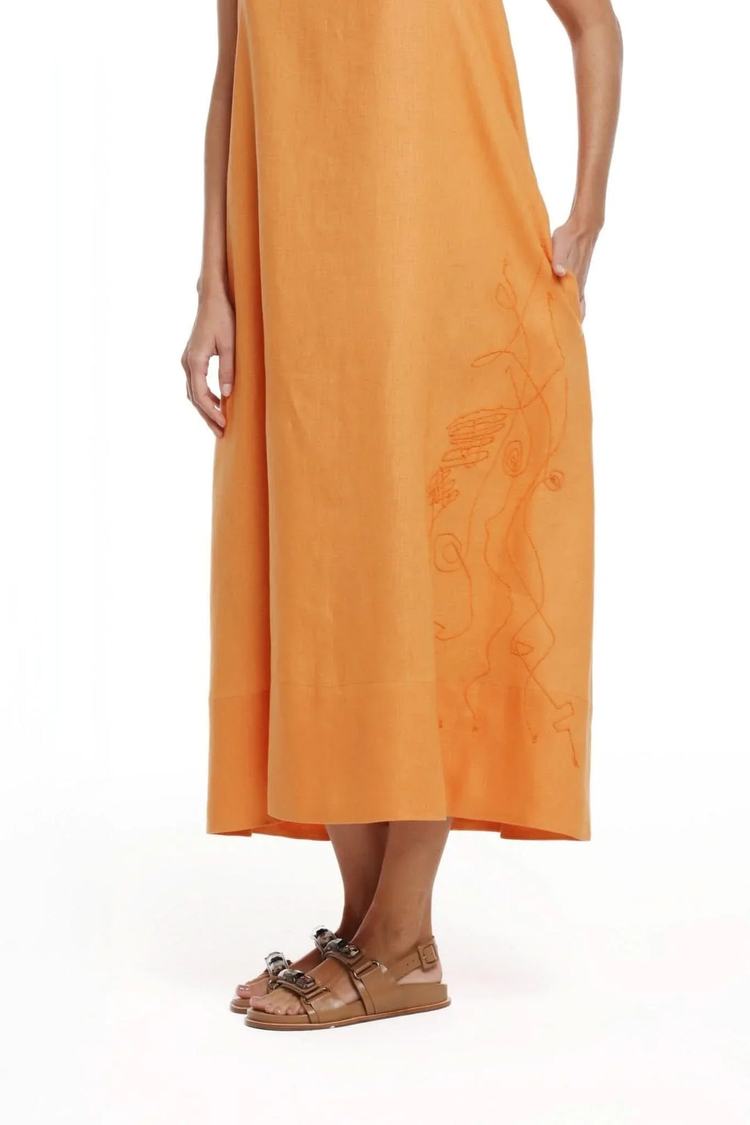 Vestido Marion Laranja Número DezN.DEZThe Boutique