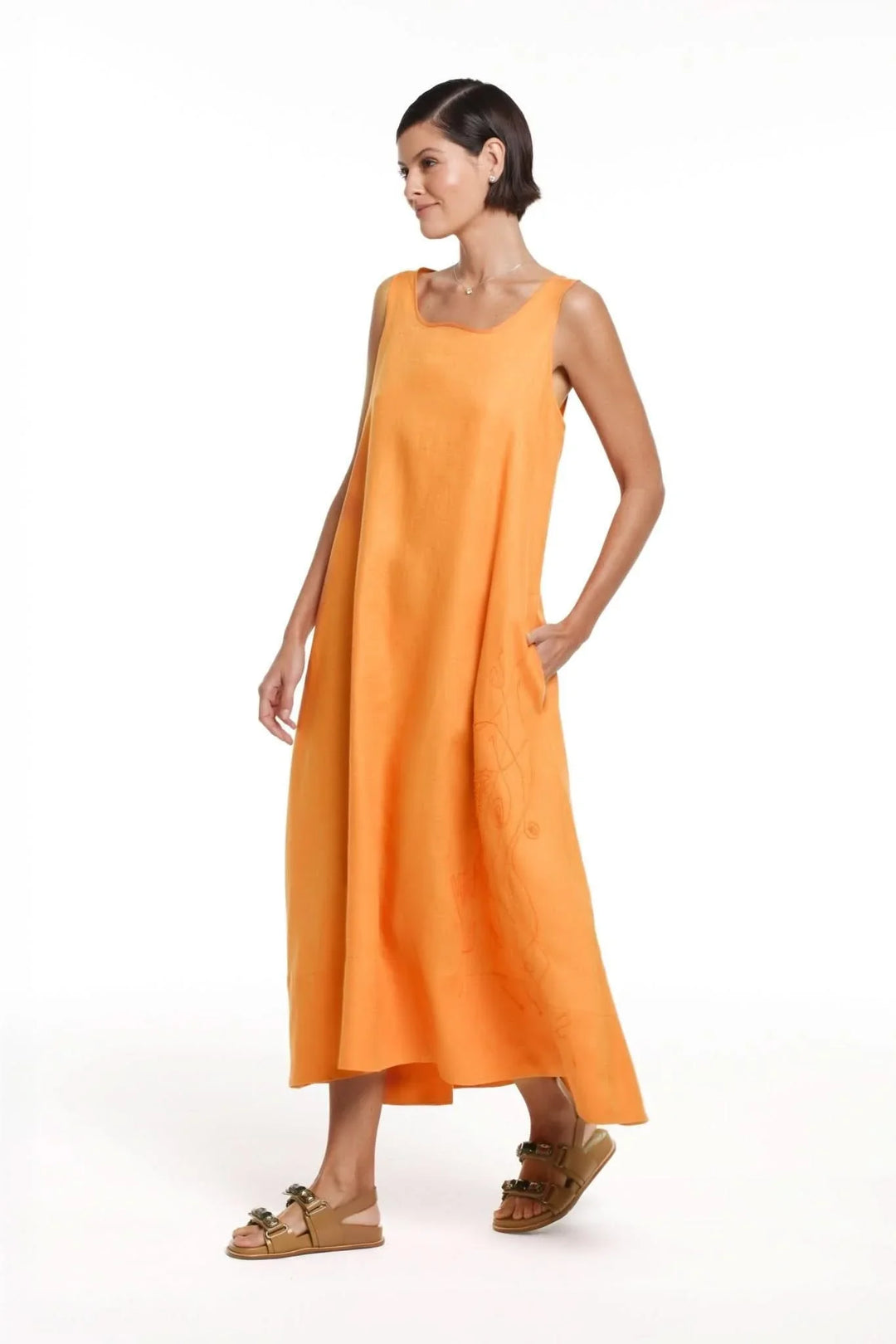 Vestido Marion Laranja Número DezN.DEZThe Boutique